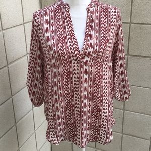 EUC Lush Perfect Roll Tab Sleeve Tunic Size M.
